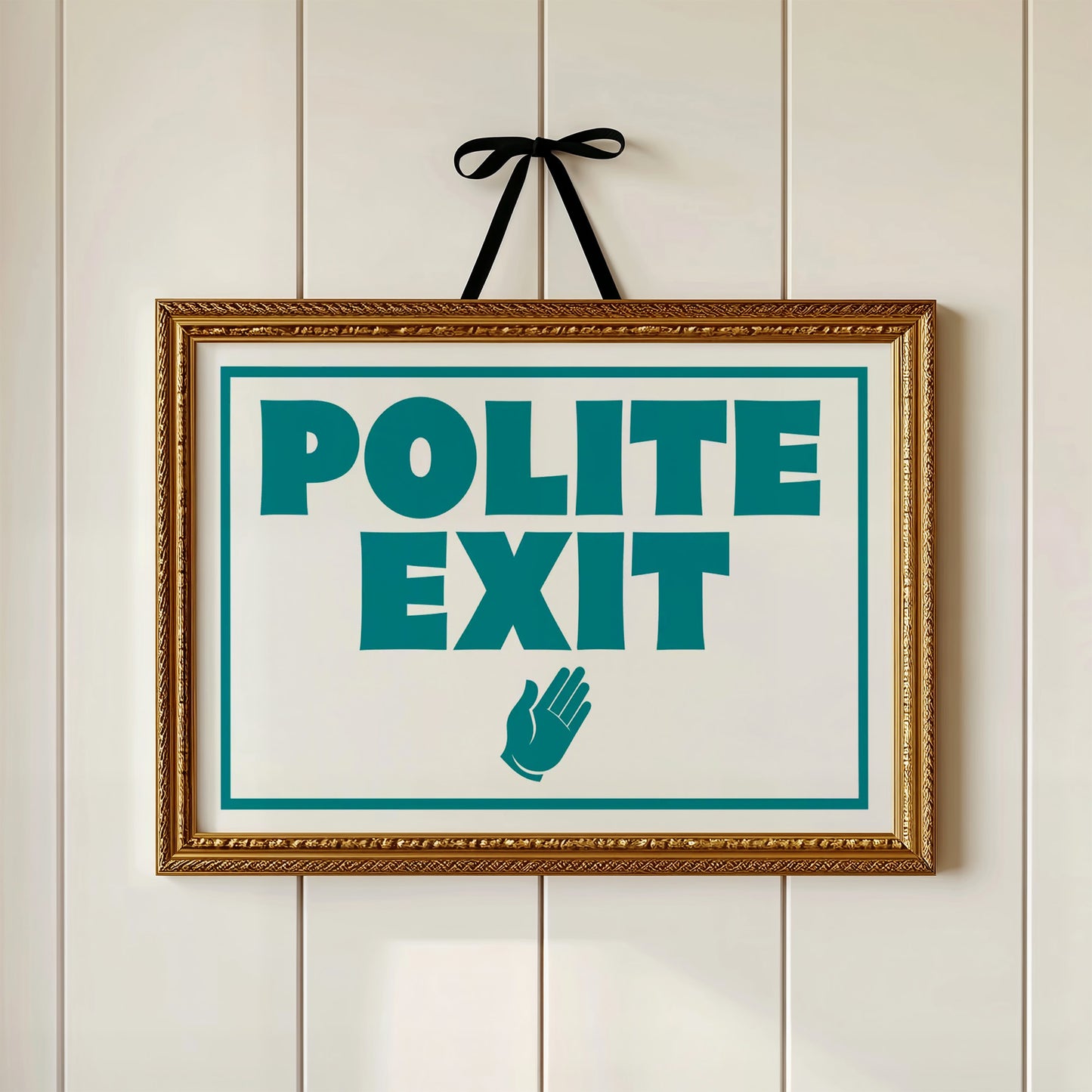 A Very Polite Exit