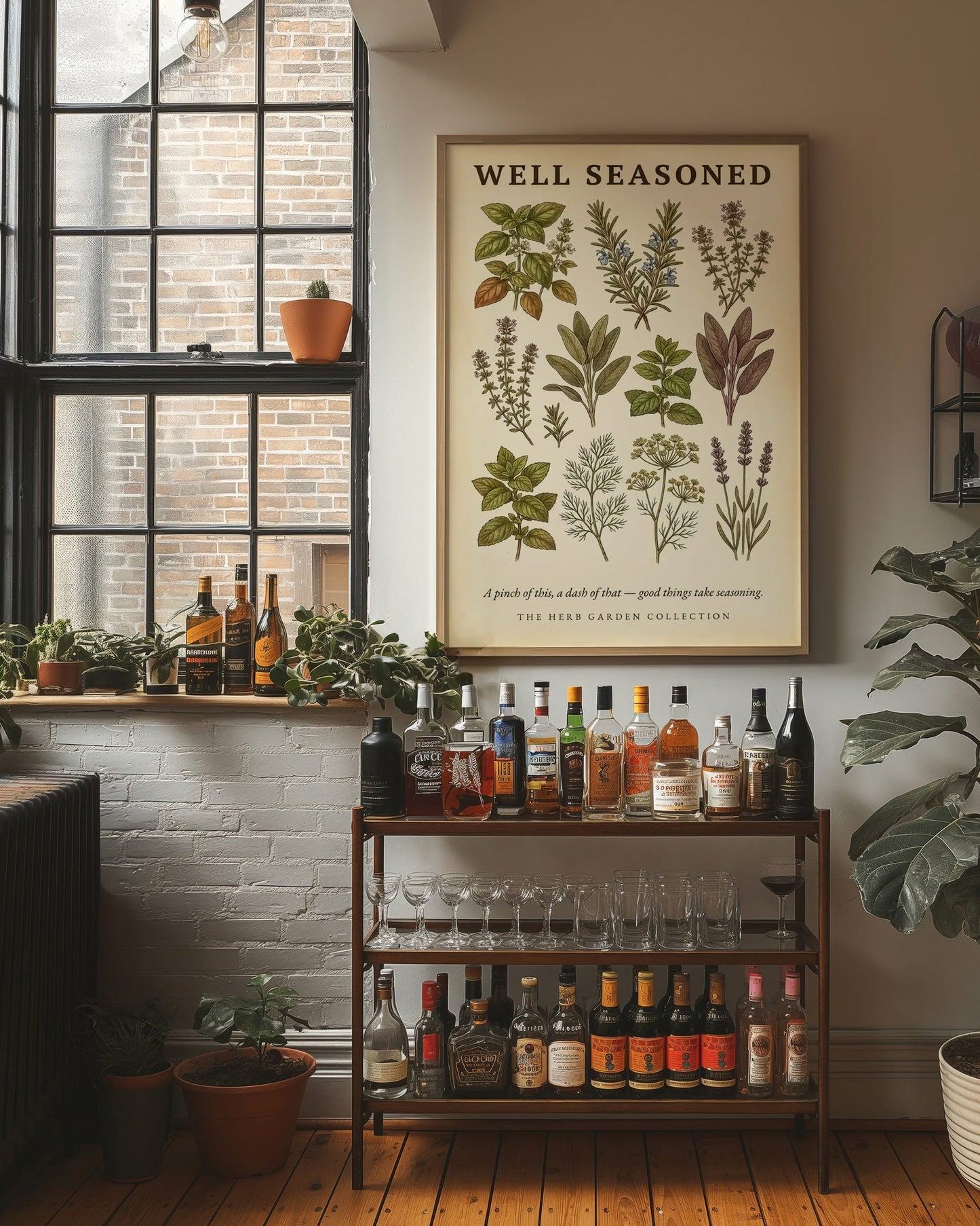 Well Seasoned: Vintage Herb Garden Chart