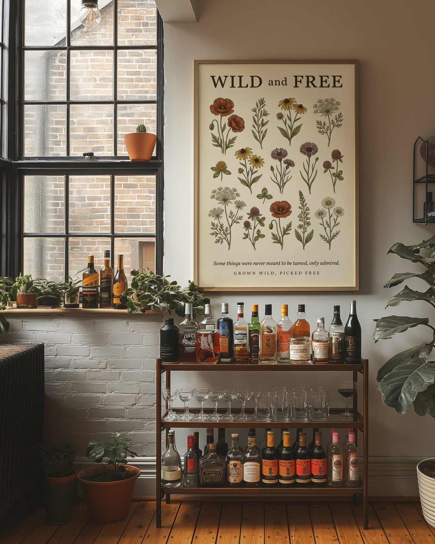 Wild and Free: Vintage Wildflower Chart