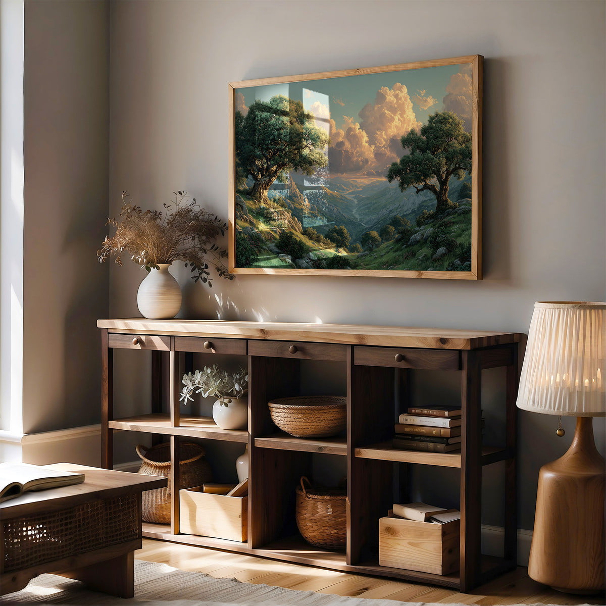 Olive Trees Supervise the Valley