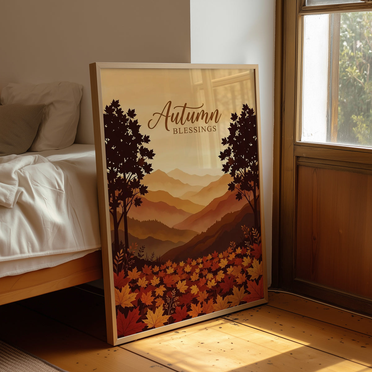 Autumn Blessings: Leaves Already Raked Themselves