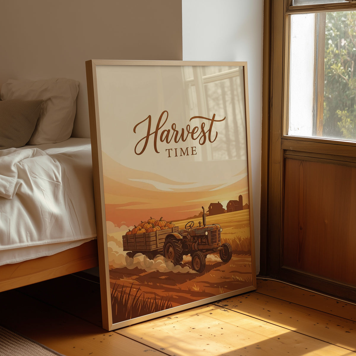 Harvest Time: Tractor Drives Itself