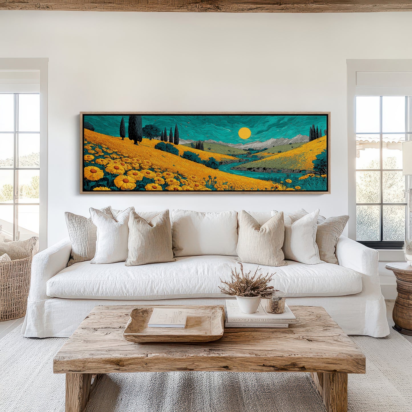 Fields Of Gold Under Teal Skies