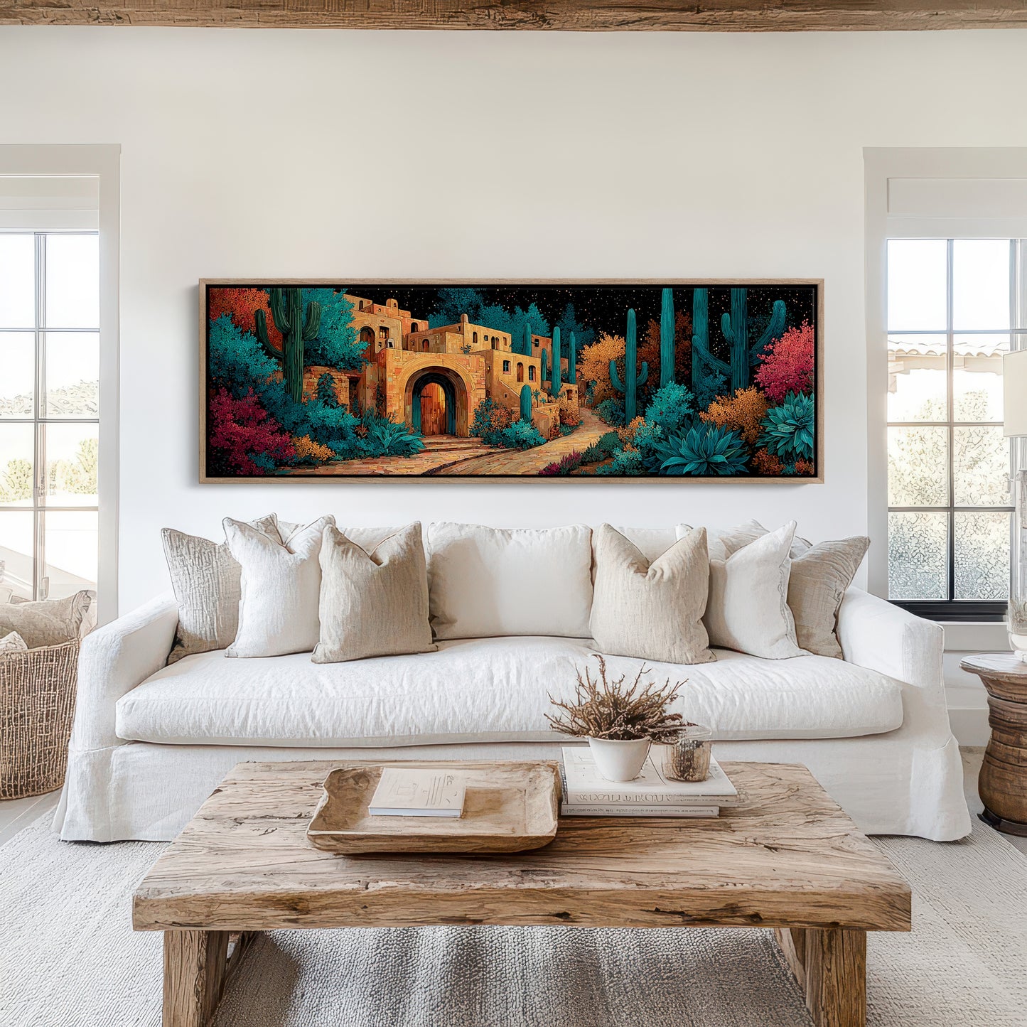 Desert Courtyard After Dusk