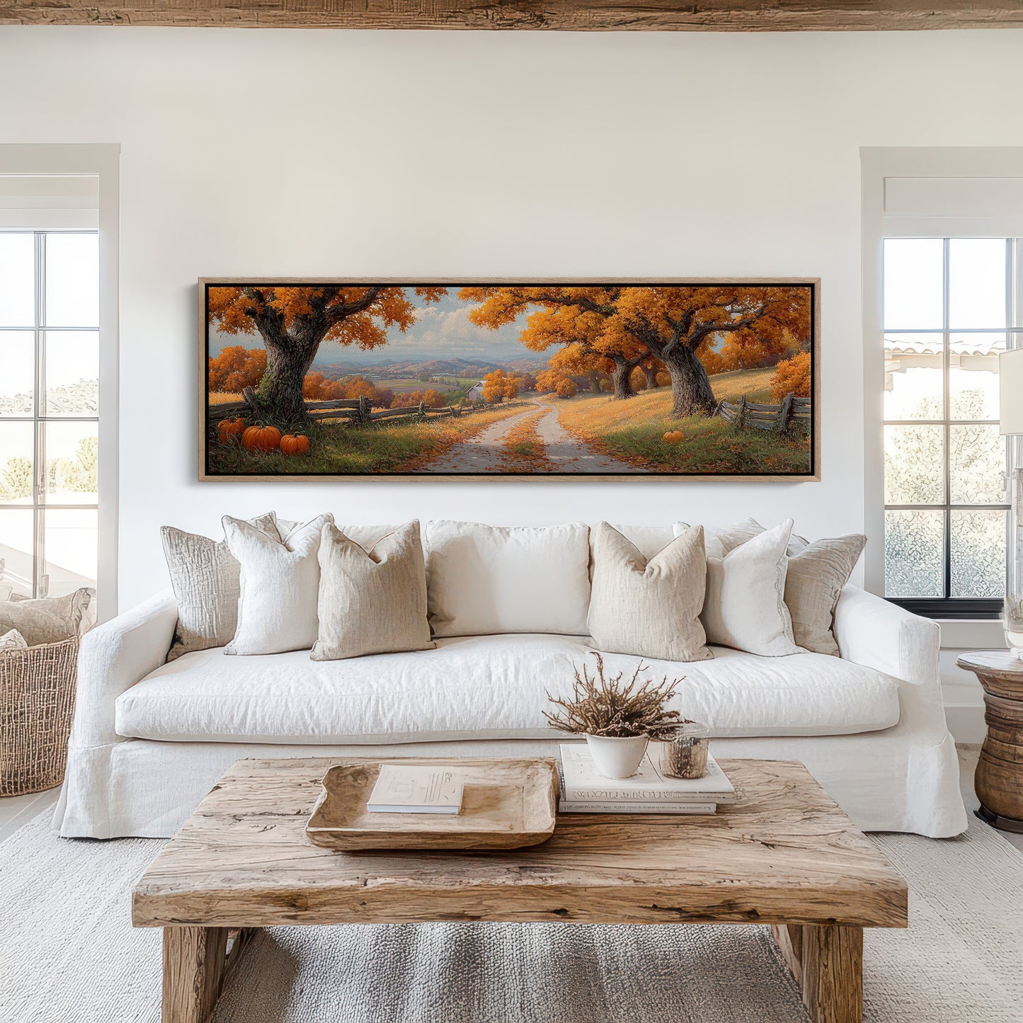 Autumn Harvest Country Road