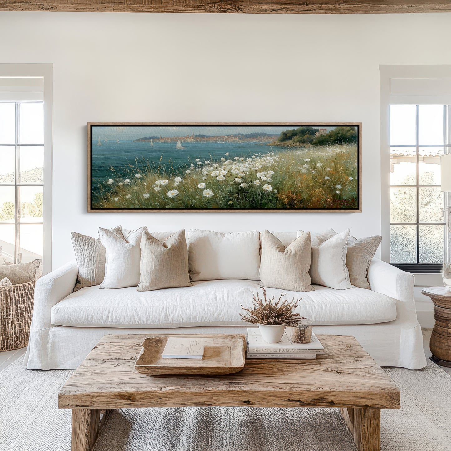 Wildflowers By The Quiet Coast