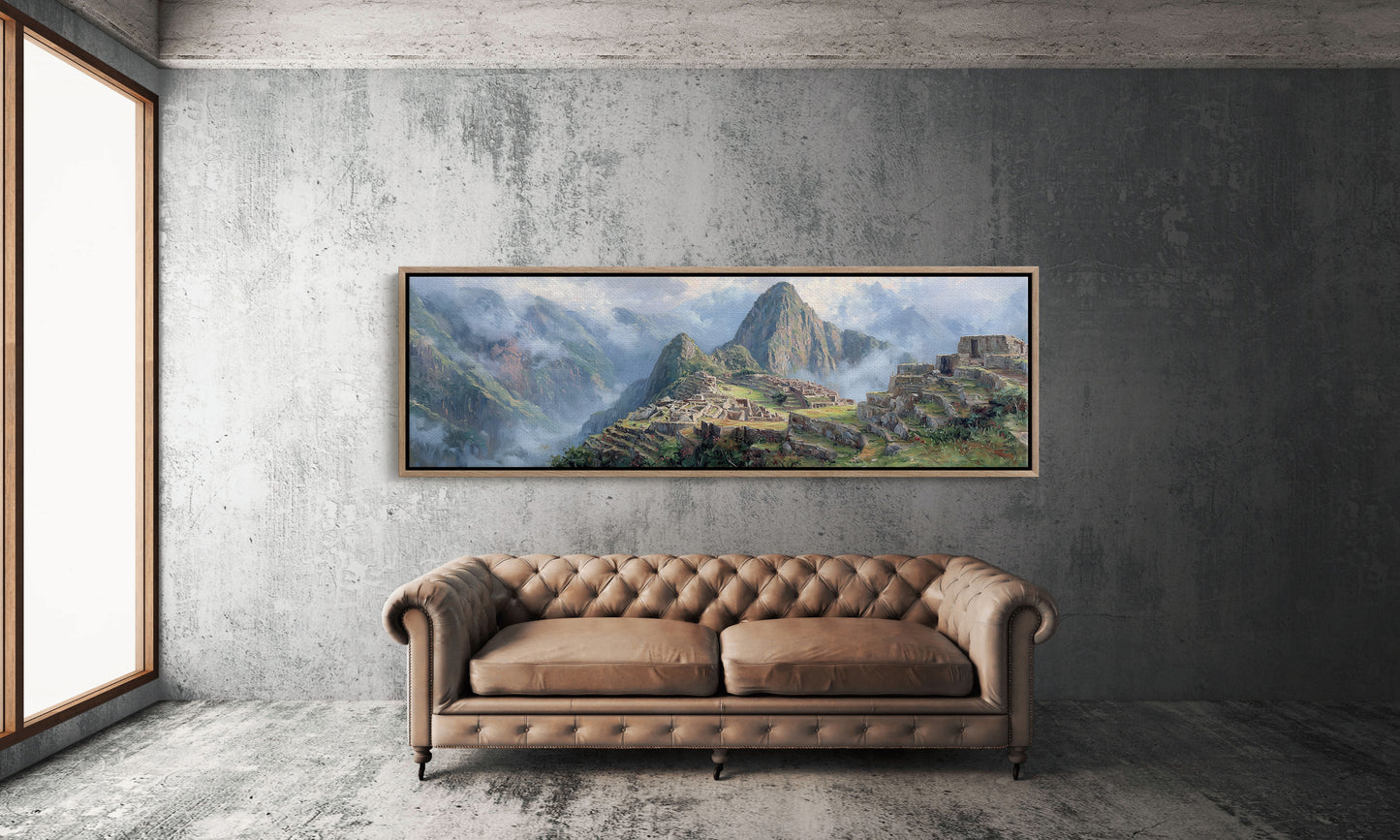 Misty Morning Over Machu Picchu