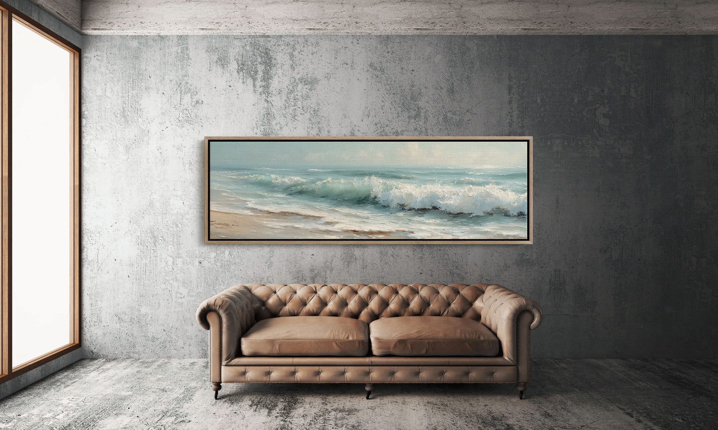 Rolling Waves on Quiet Shore