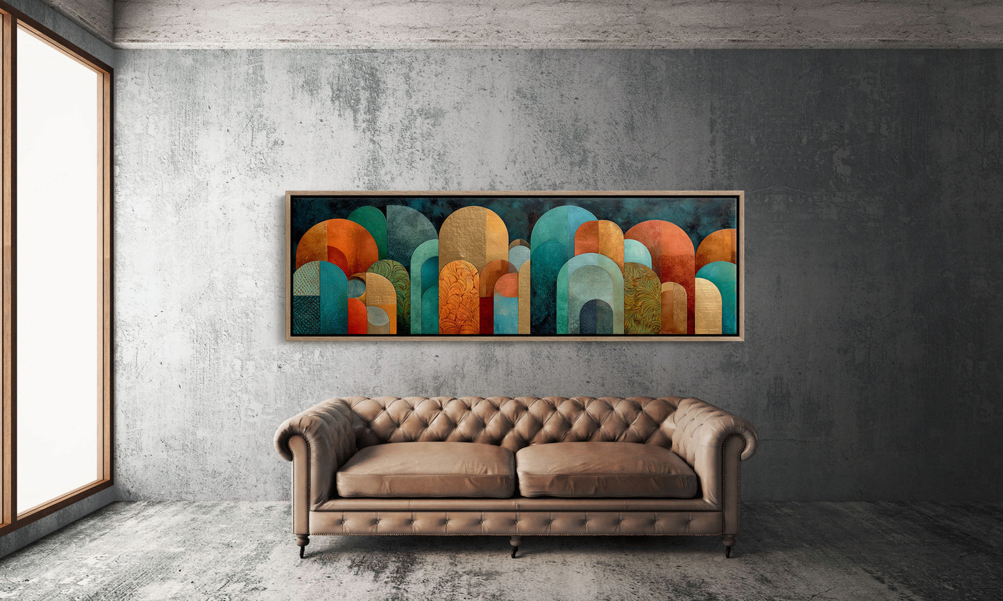 Art Deco Arches In Jewel Tones