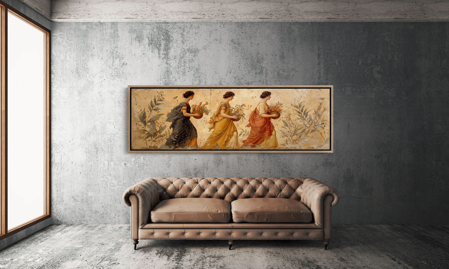 Maidens Bearing Flowers Through Time