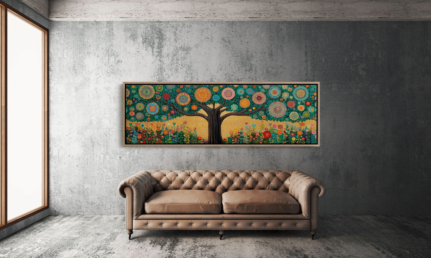 Mandala Tree Of Colorful Harmony