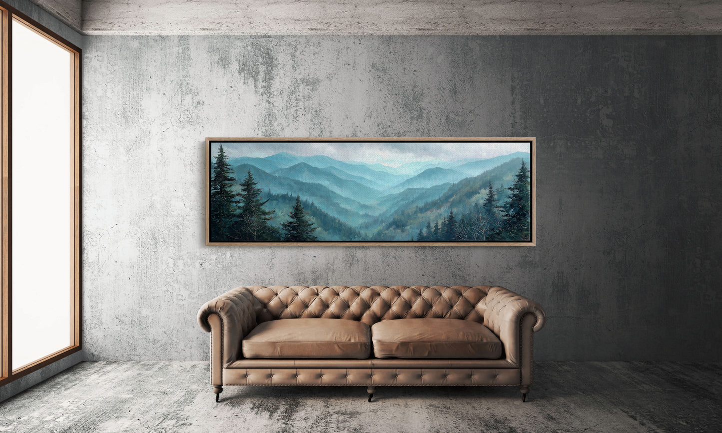 Blue Mountains In Morning Mist