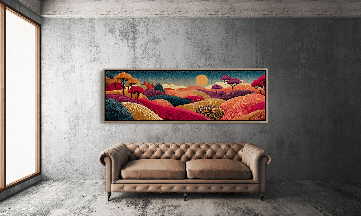 Sunlit Hills of Autumn Dreams