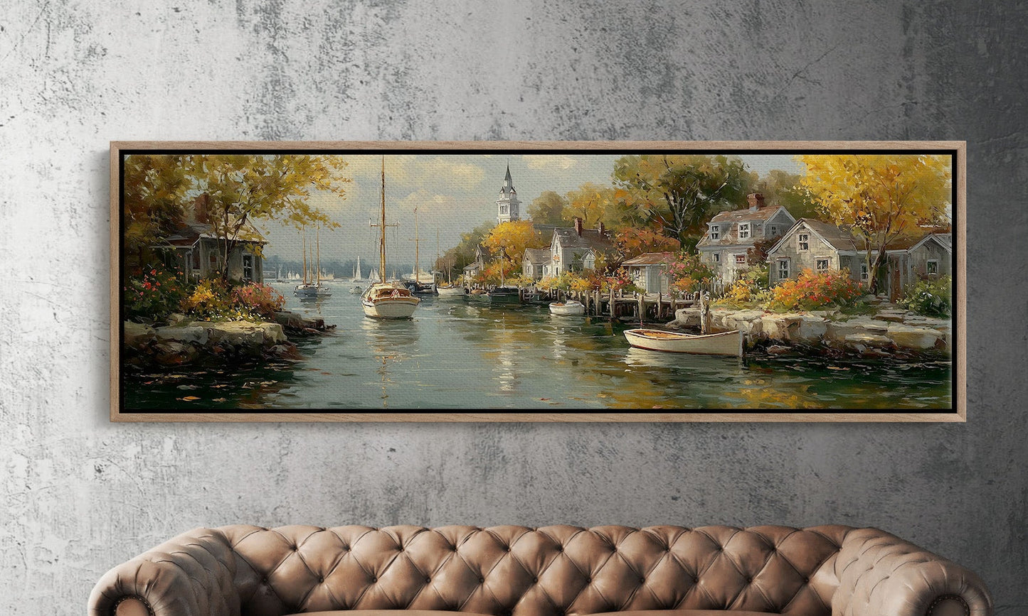 Autumn Harbor In Quiet Light