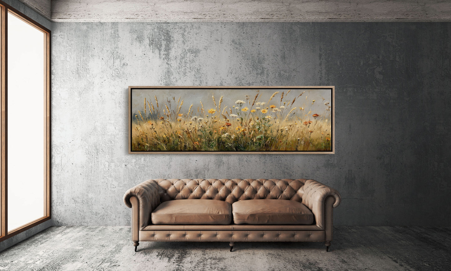 Wildflowers In The Golden Field