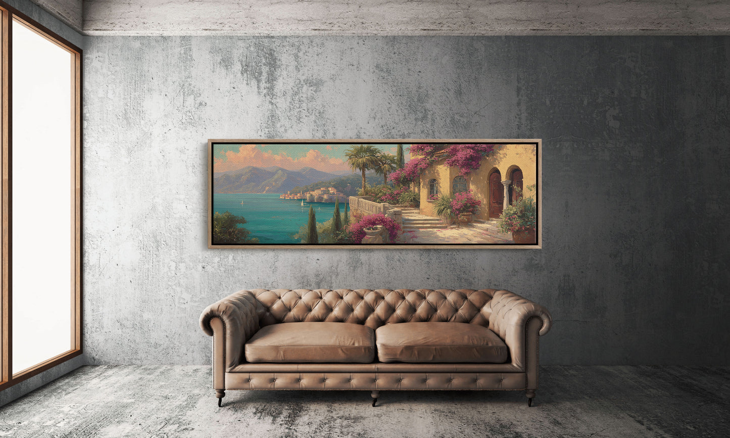 Terrace Overlooking The Blue Coast