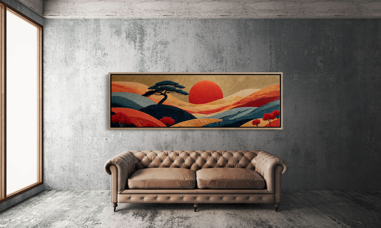 Sunset Over The Painted Hills