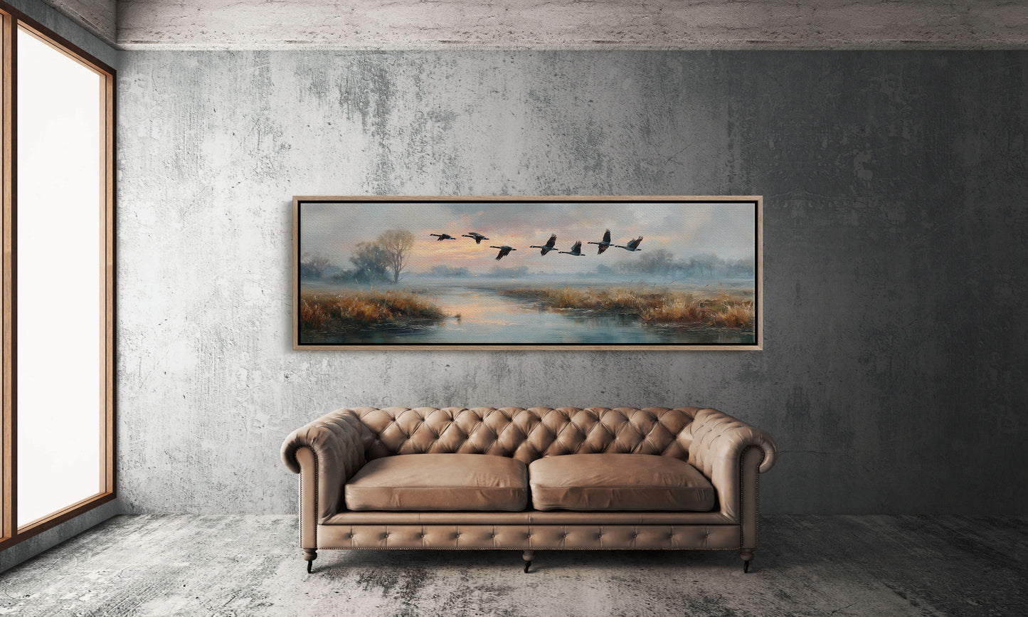 Flight Through Silver Dawn