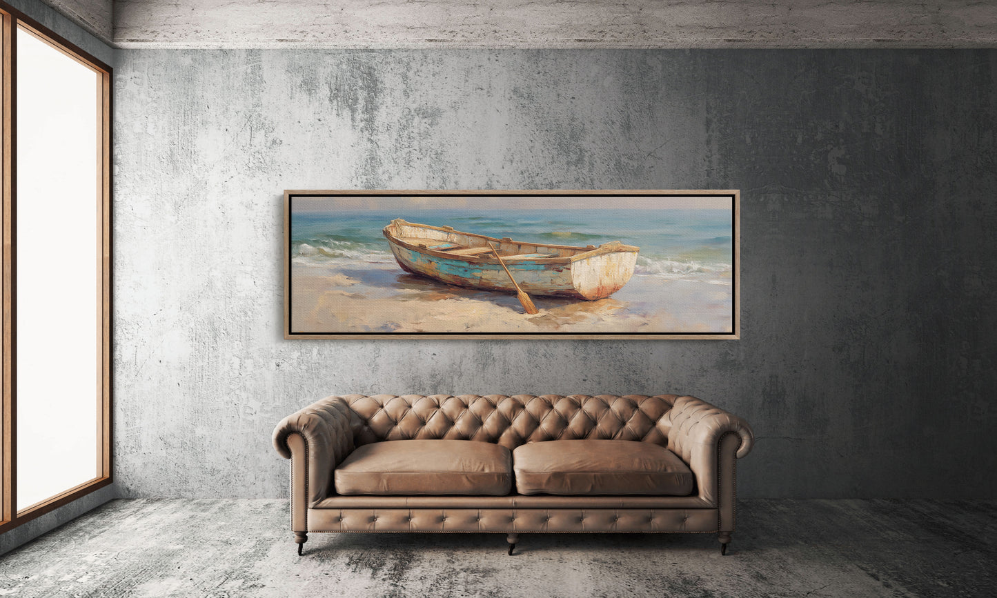 Boat Resting on Quiet Shores