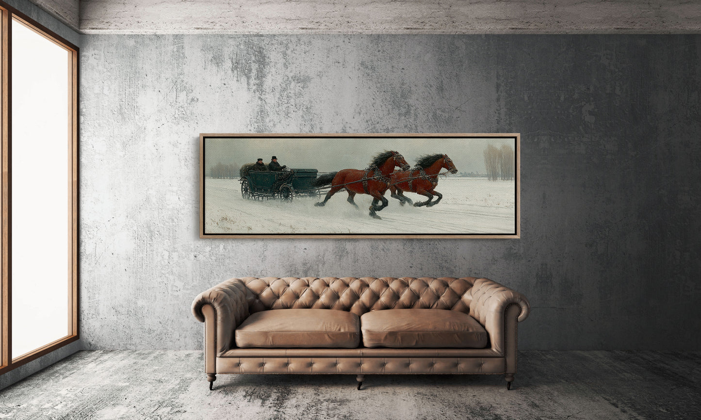 Gallop Through Winter Fields