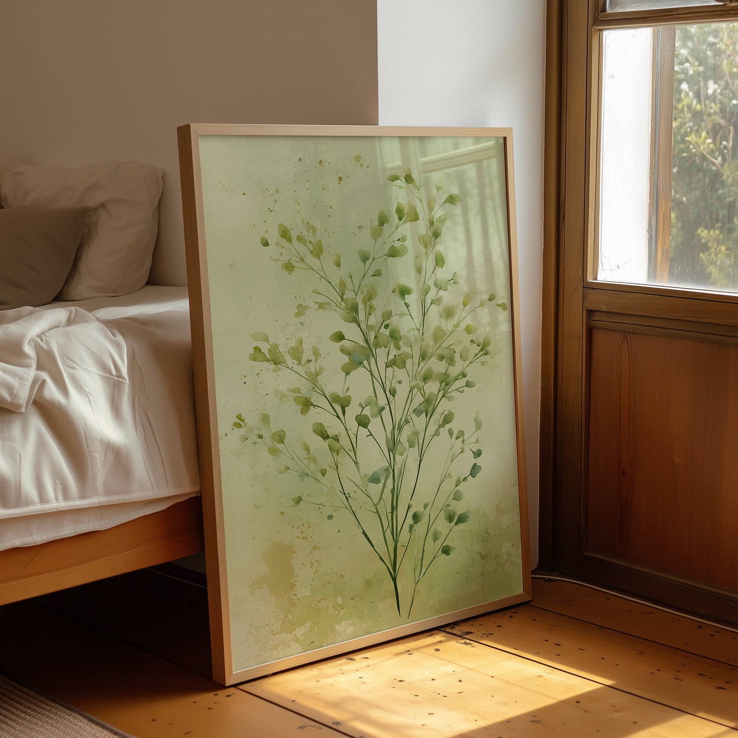 Quiet Stems in Soft Green