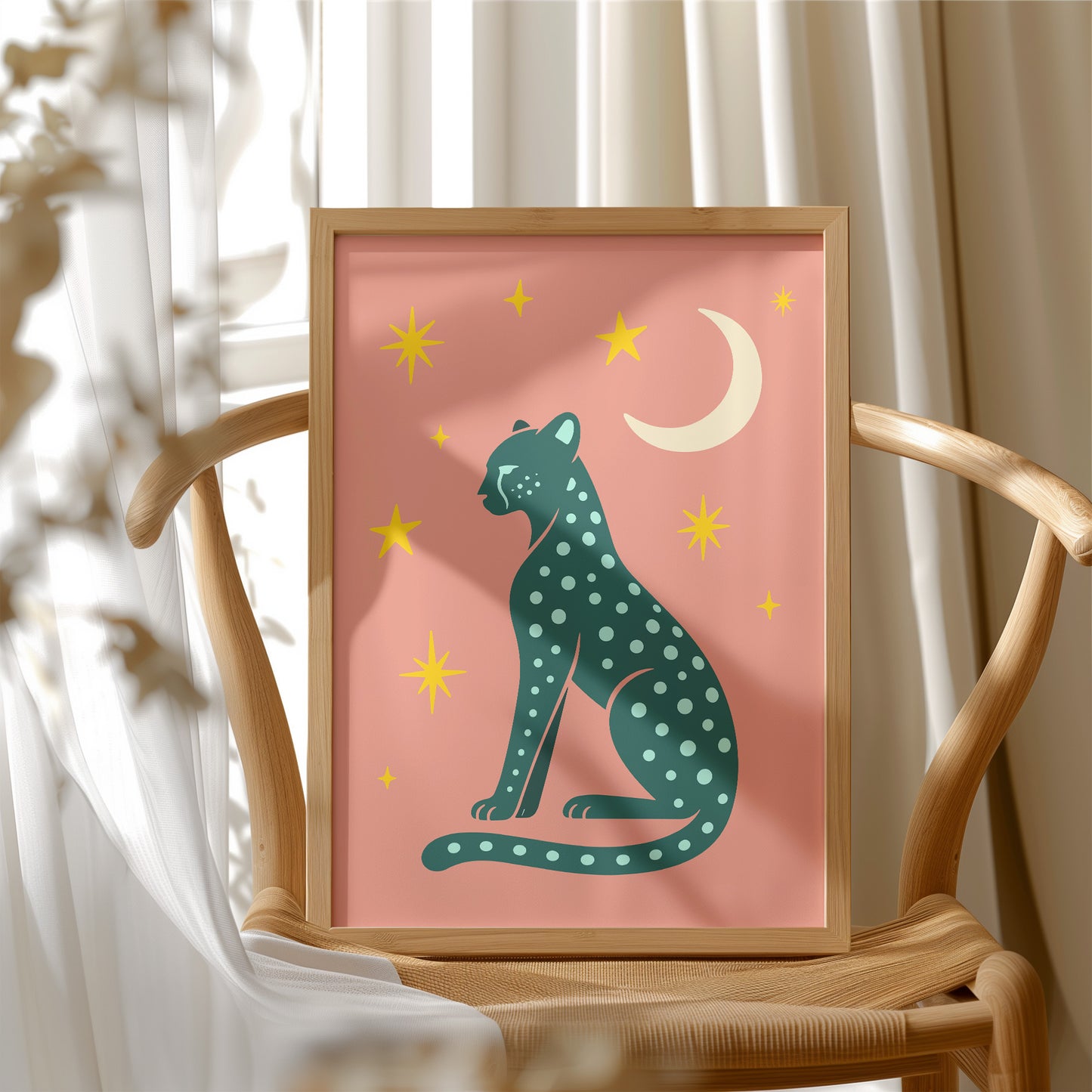 She Watches the Moon Do Its Thing