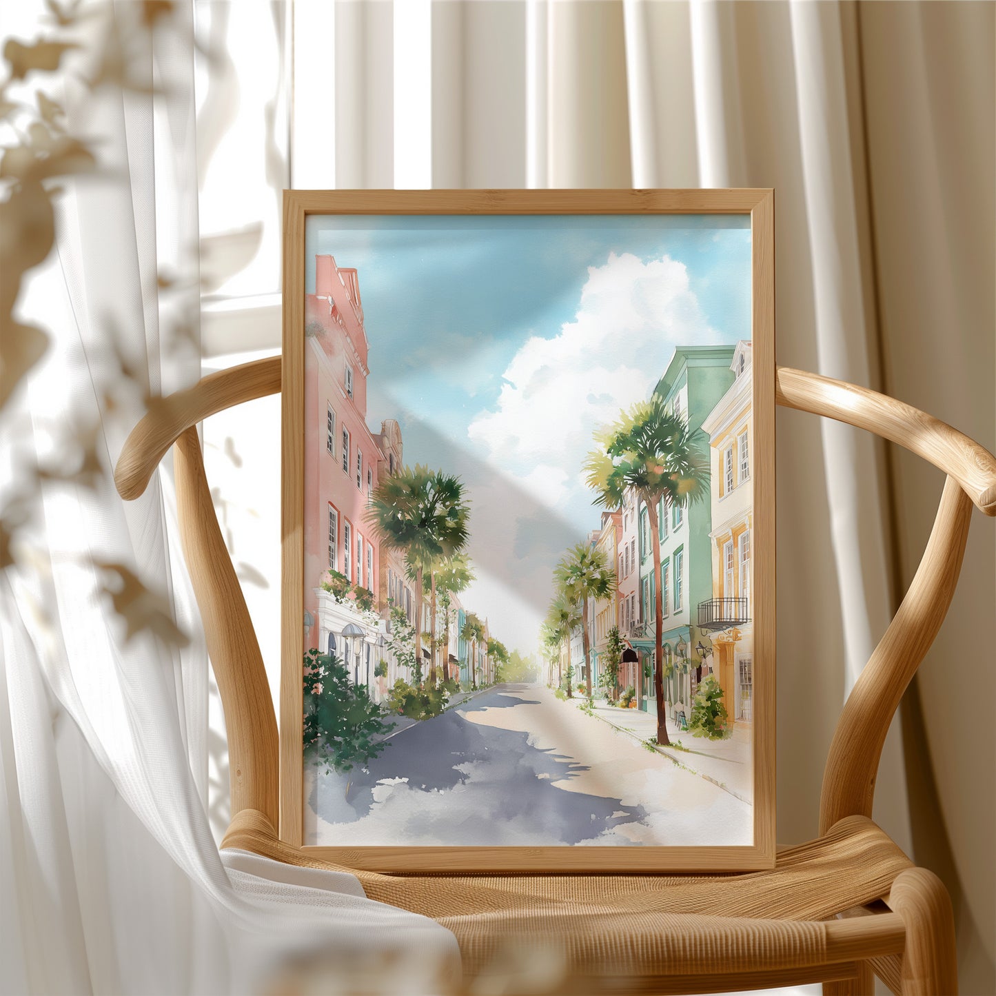 A Sunlit Street of Postcards