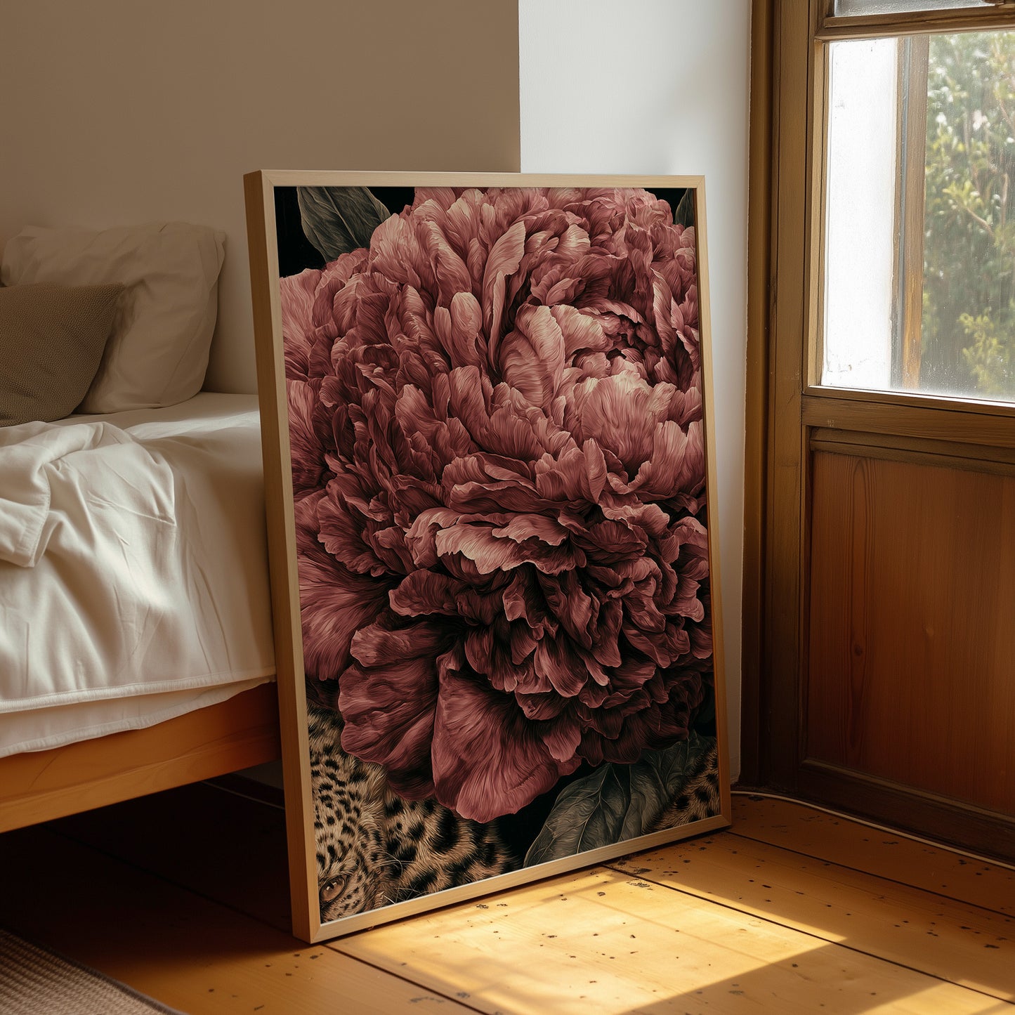 Peony Hides a Leopard