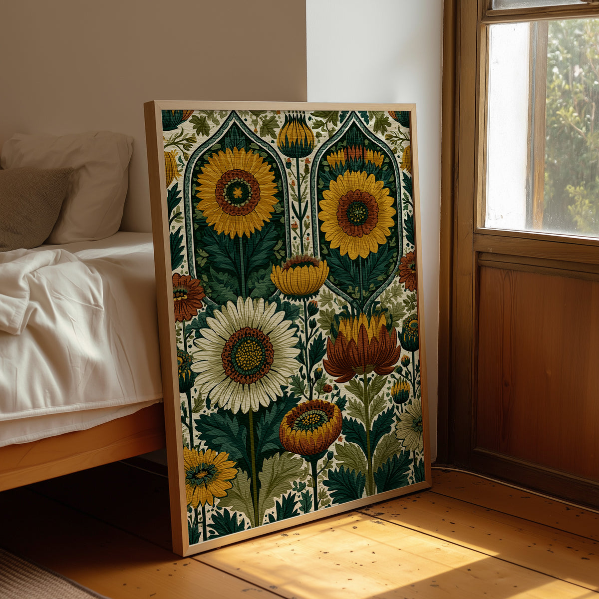 Sunflower Cathedral Tapestry