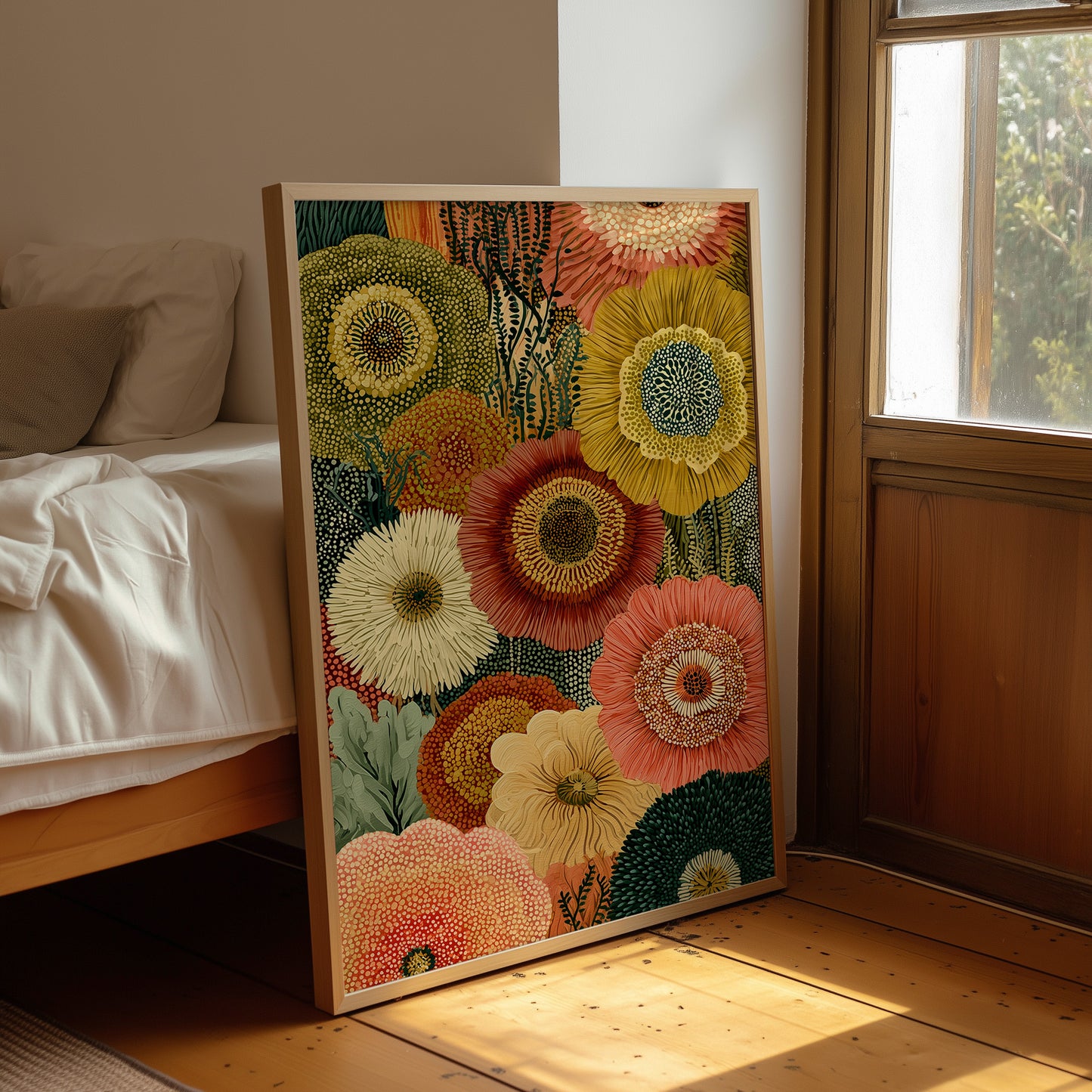 Radiant Zinnia Mosaic Garden