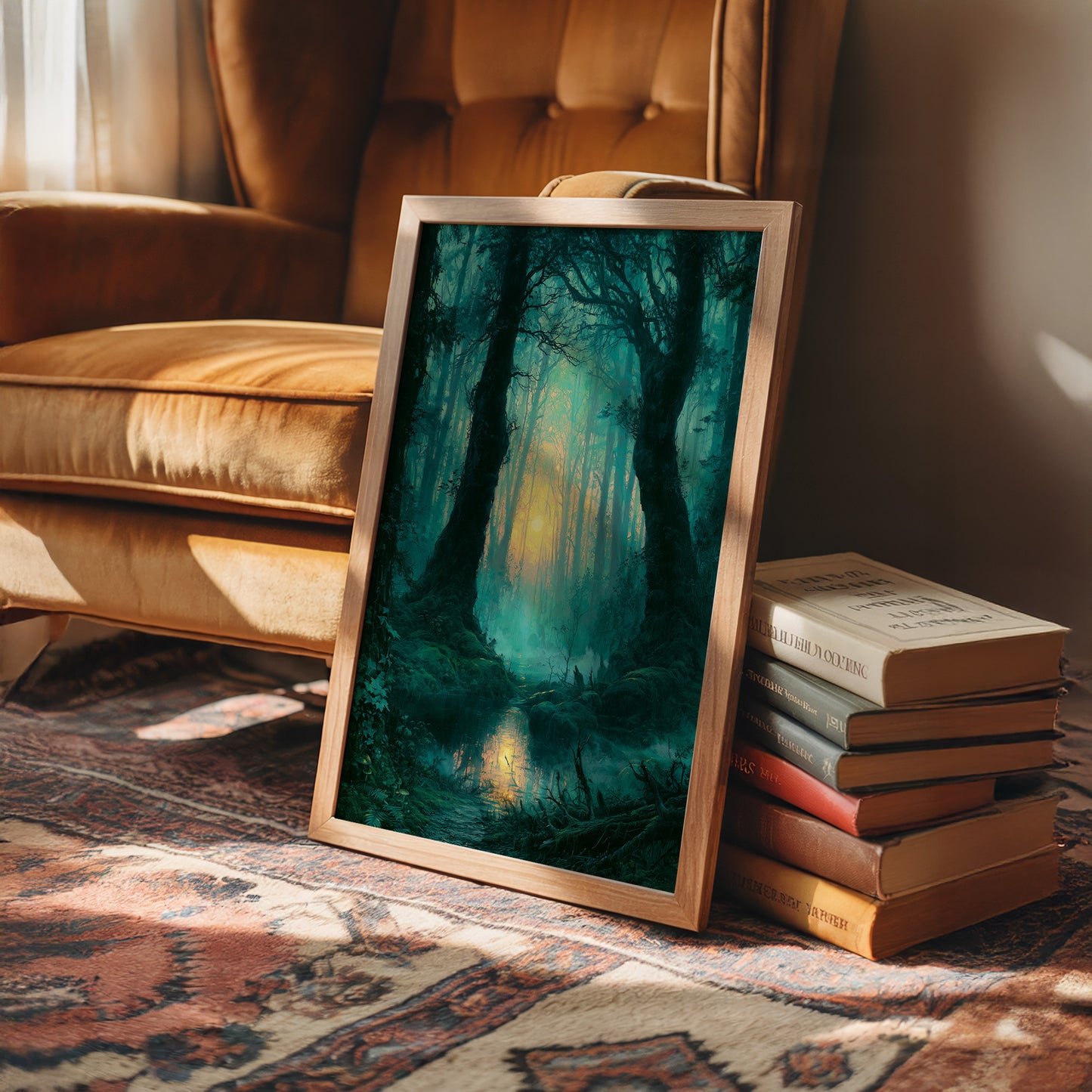 Reflected Glow: The Twin Trees of the Swamp Forest