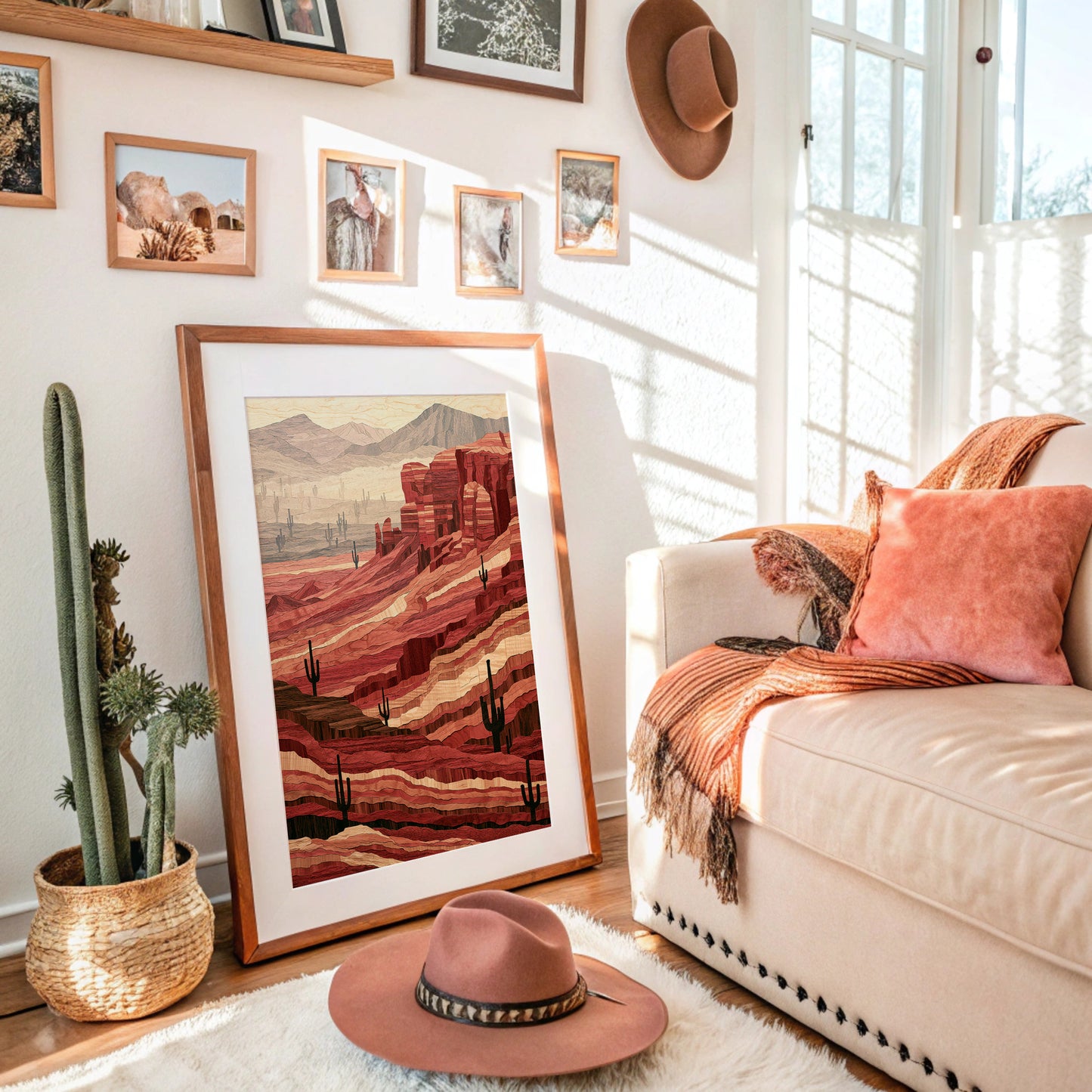 Canyon in Marquetry