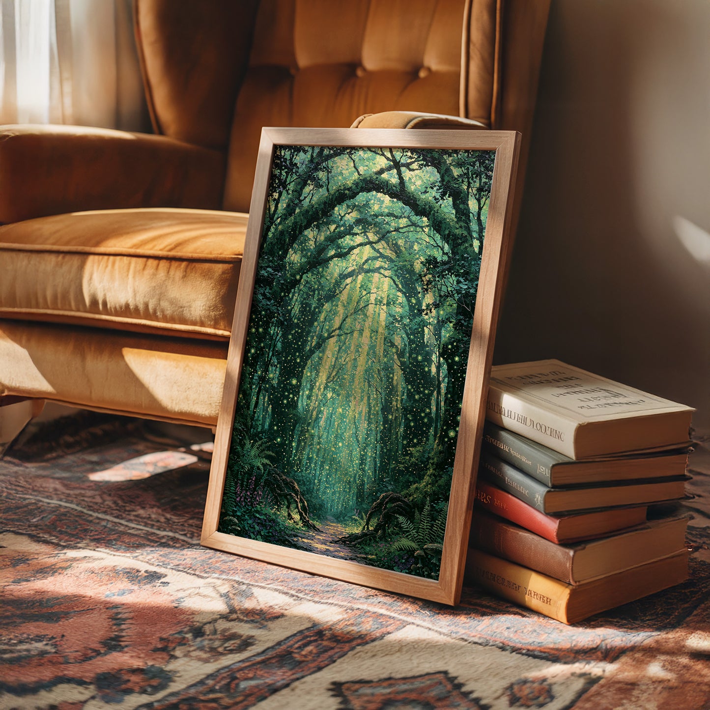 Fireflies Down the Forest Path