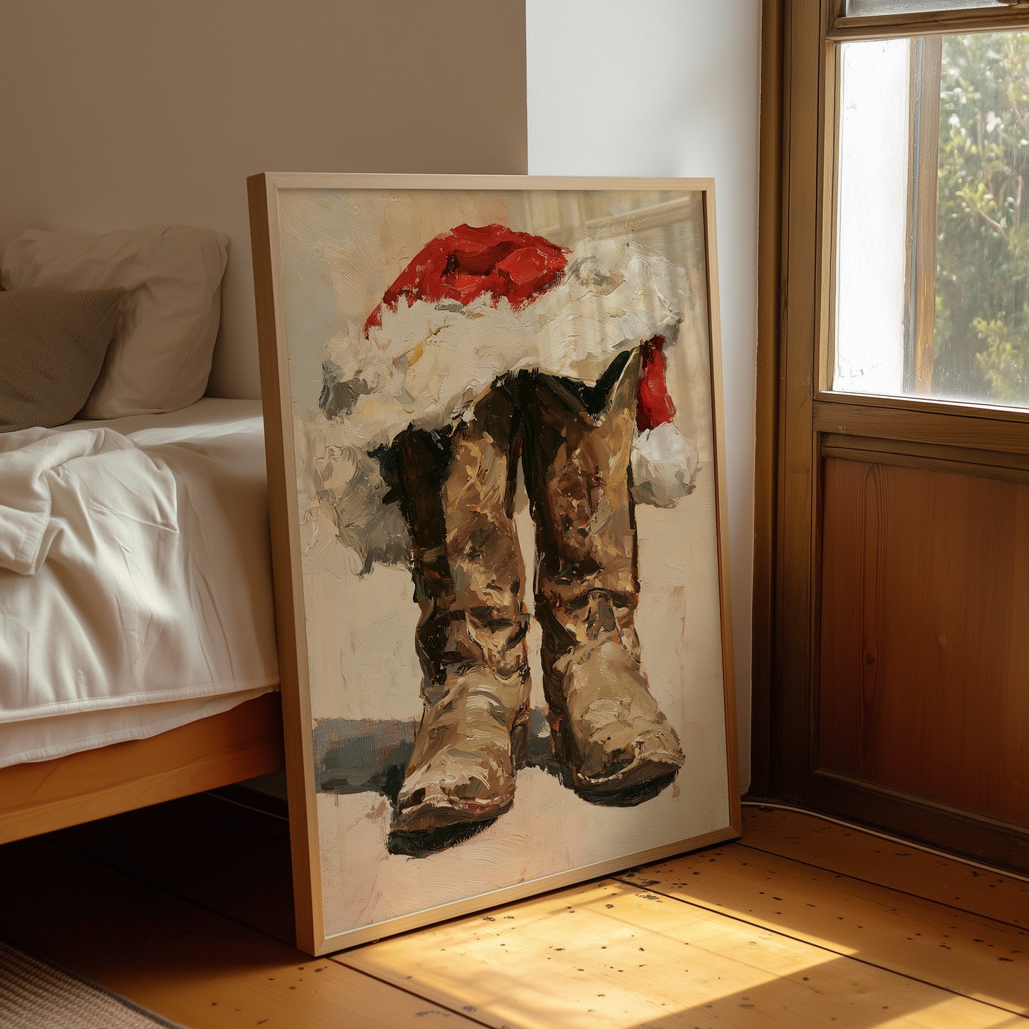 Boots Under the Mistletoe