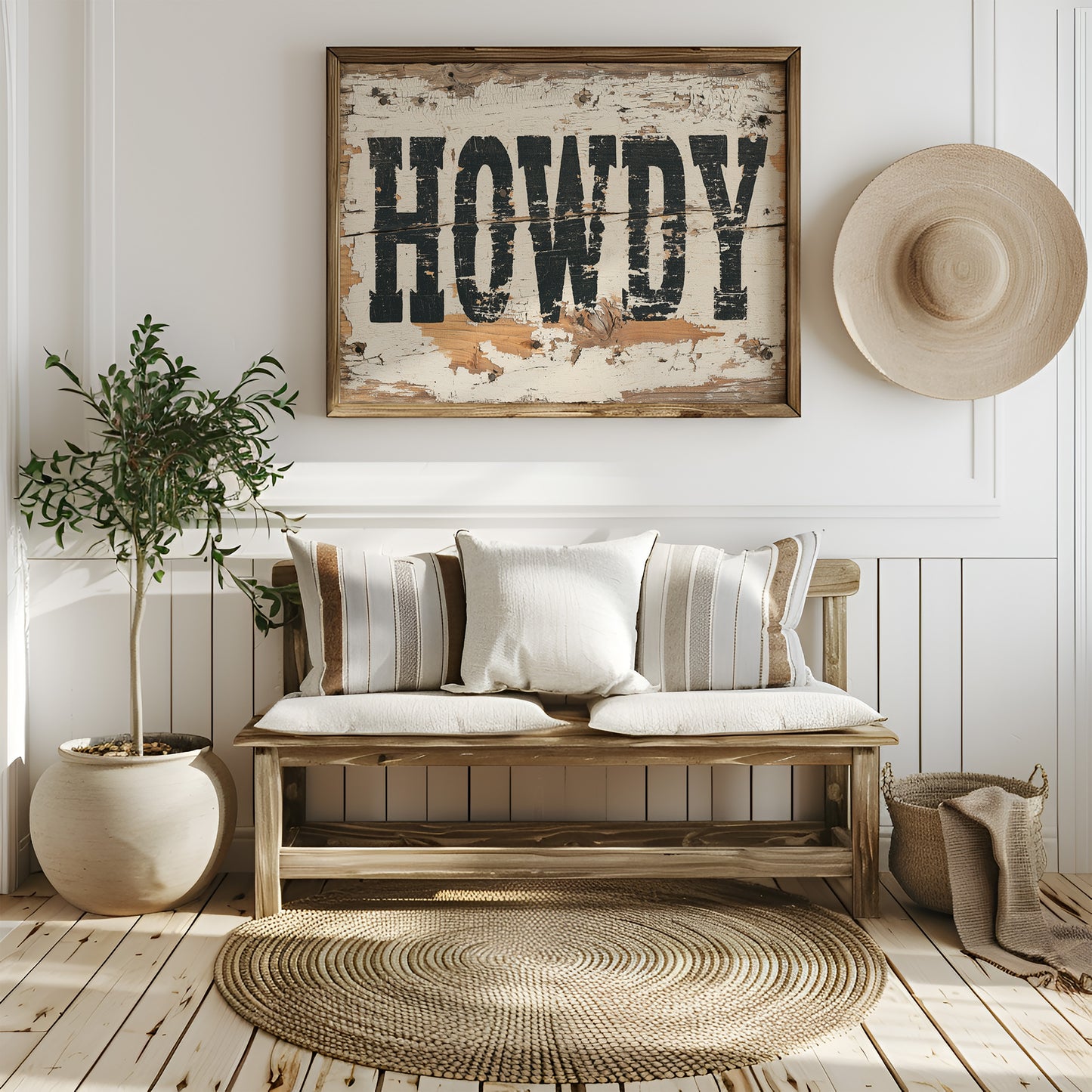 Howdy, Weathered Wood