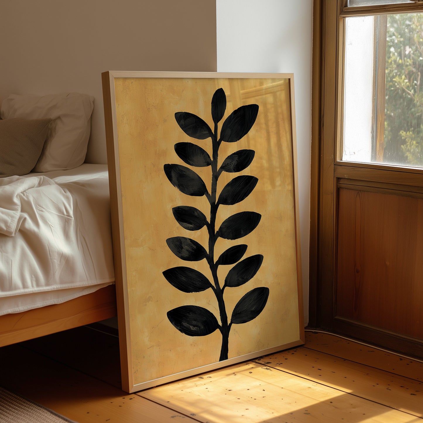 Golden Stem in Shadow