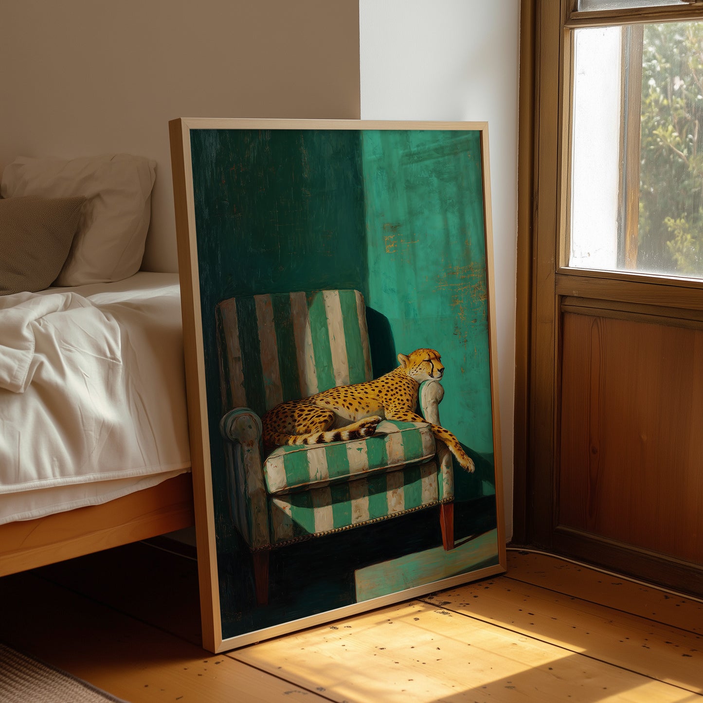 Resting Royalty in Emerald Light