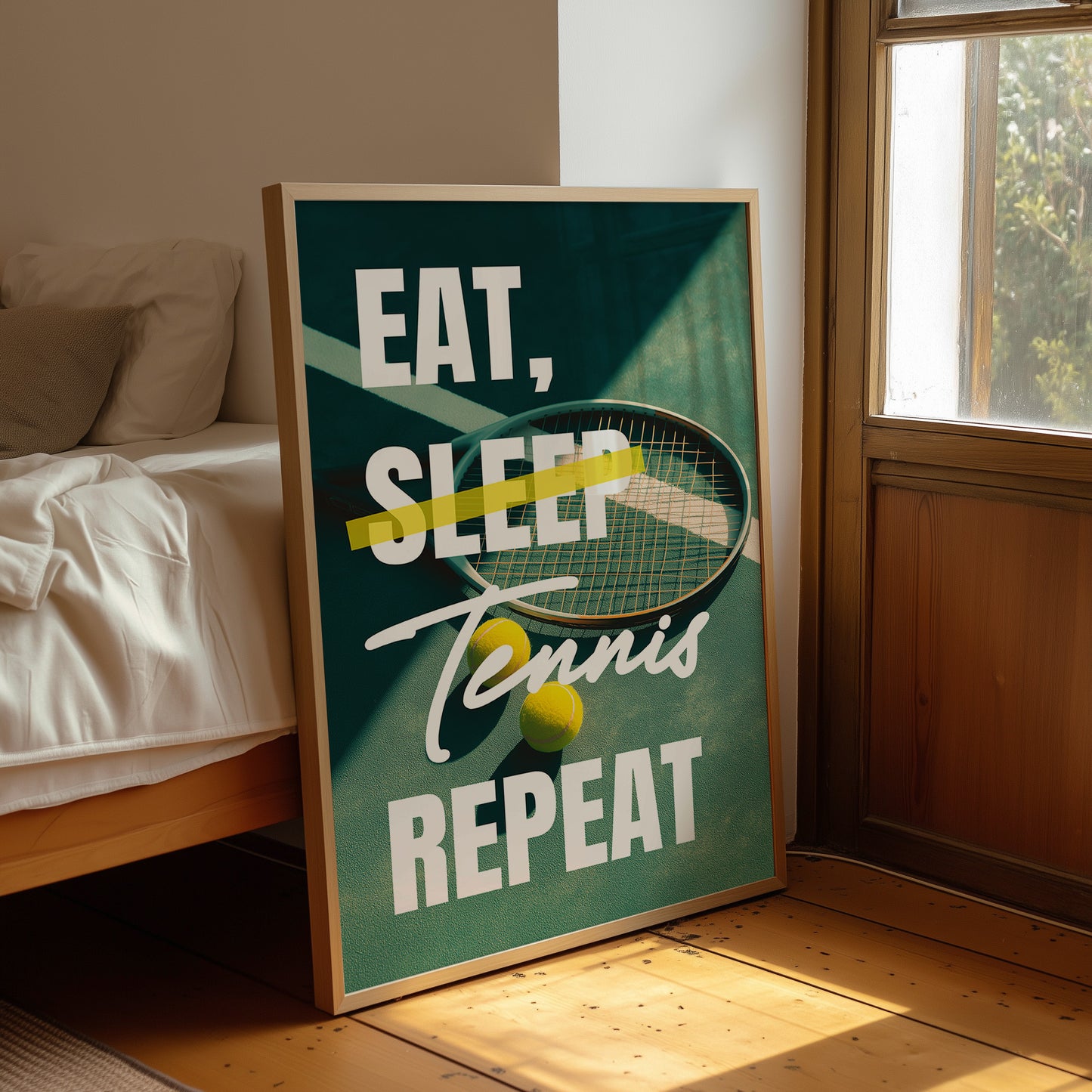 Eat Sleep Tennis Repeat
