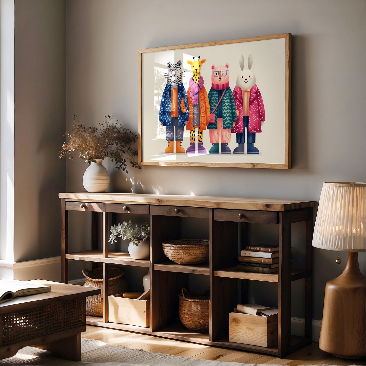 Friends in Their Sunday Coats