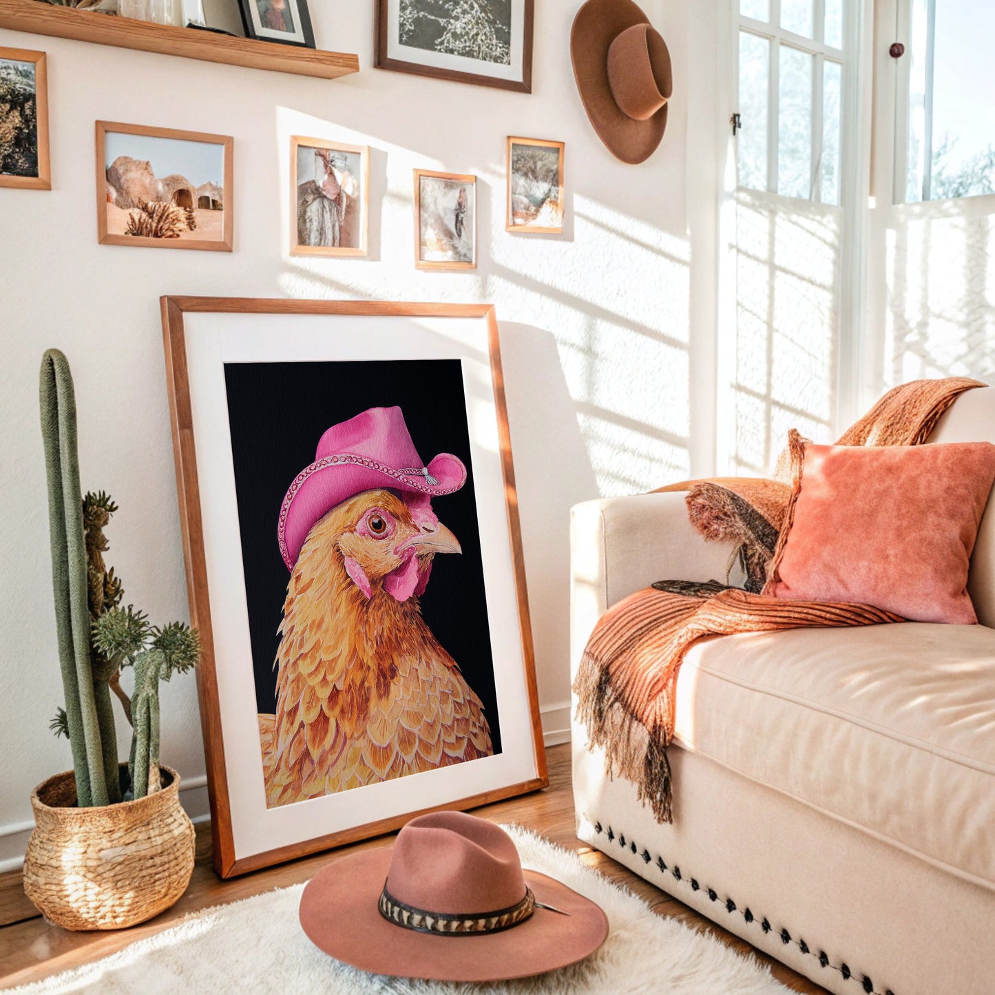 Pink Hat On The Prairie