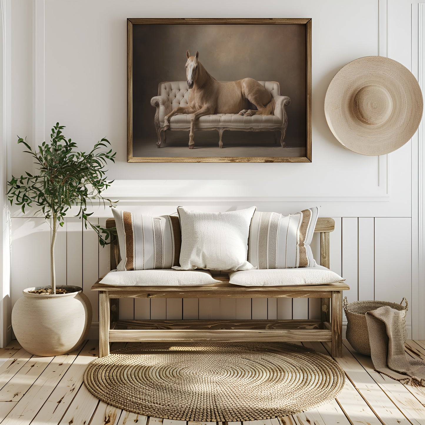 Golden Reverie Reclined