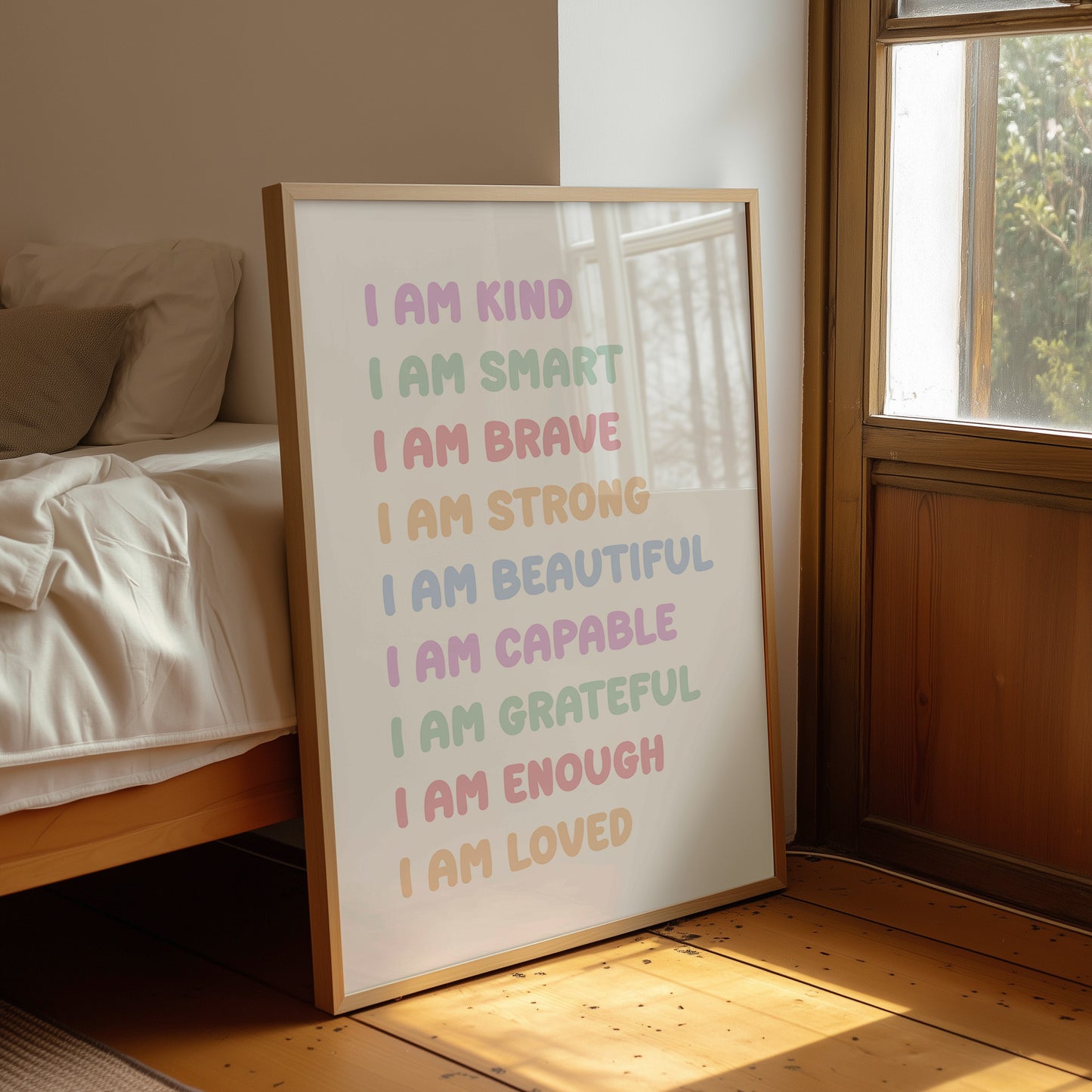 I Am Enough Affirmation Quote Print