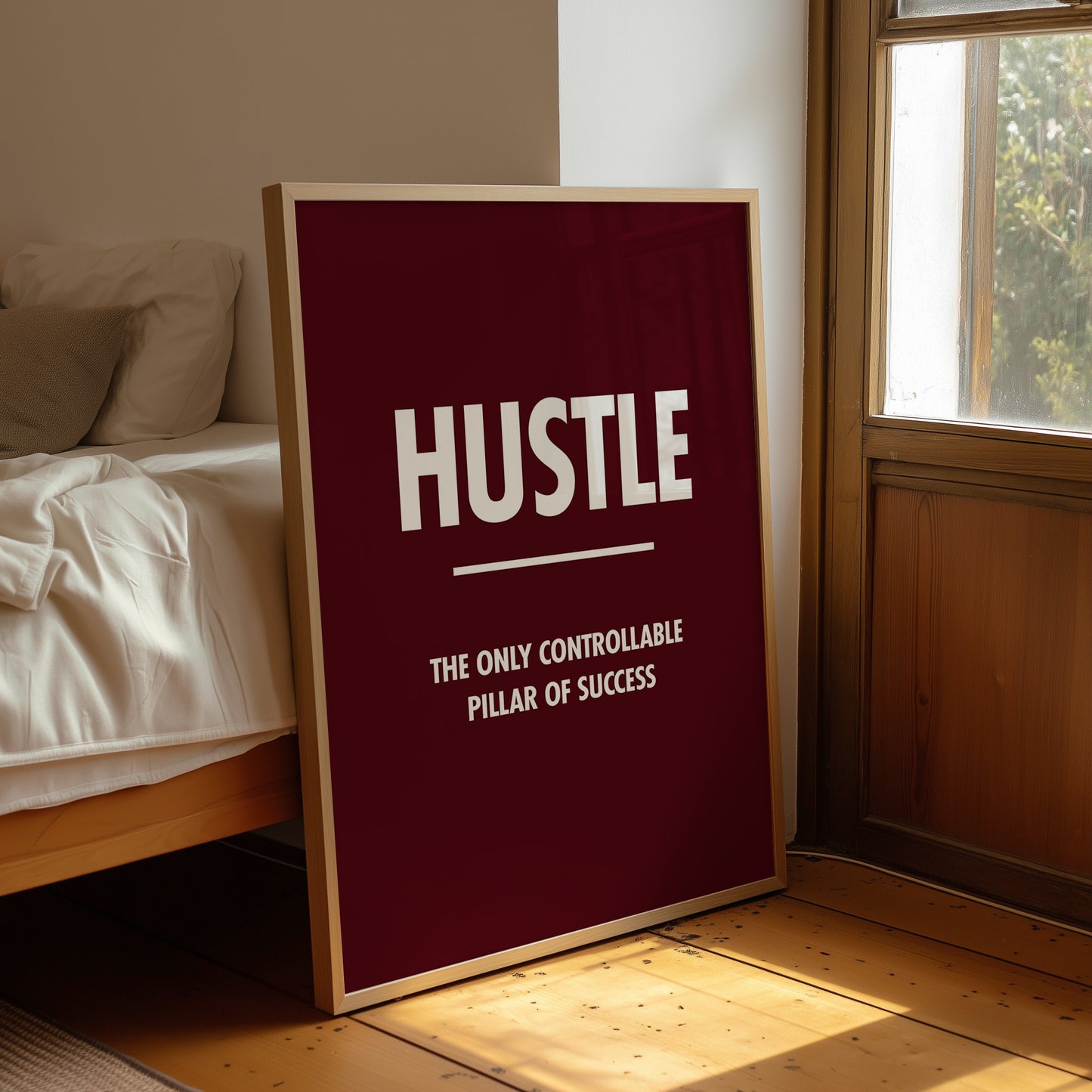 Grind Repetitive Tasks Goal Motivation Quote Print