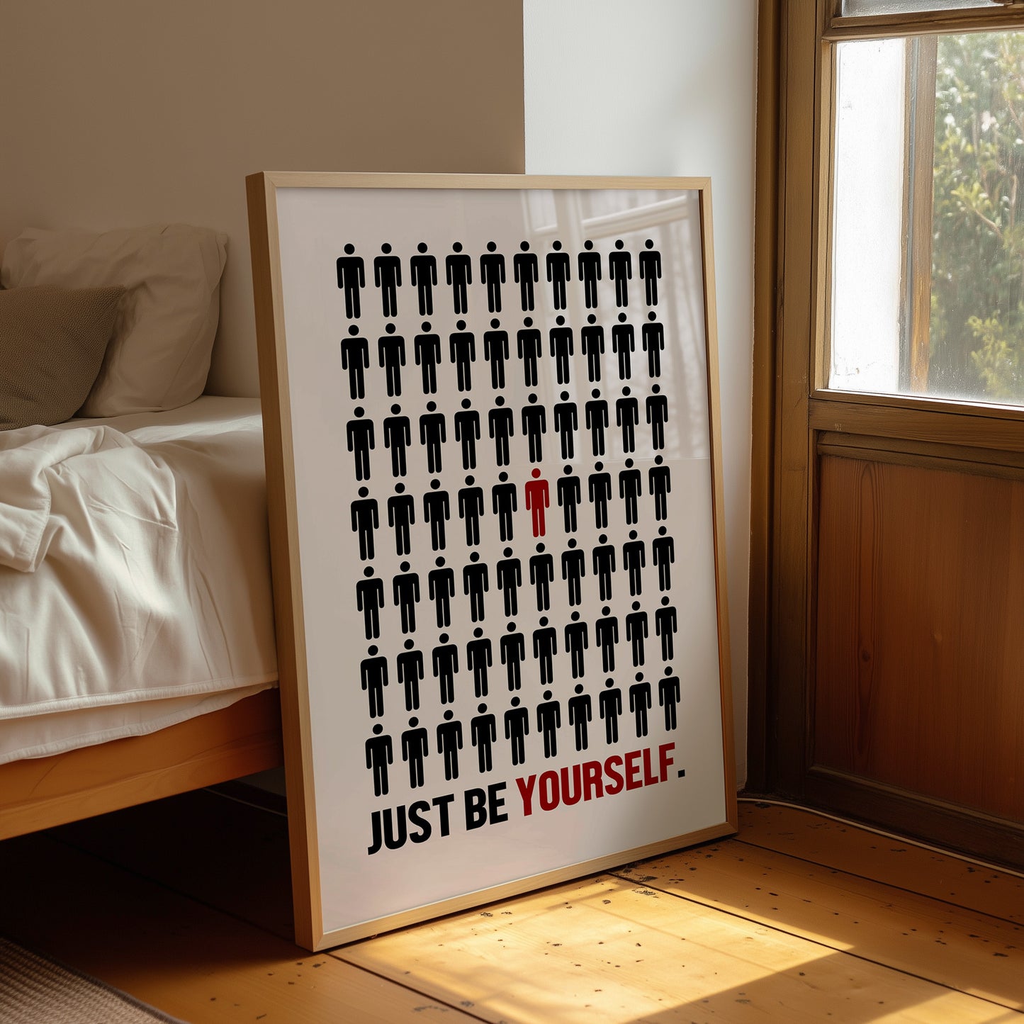 Just Be Yourself Stand Out Art