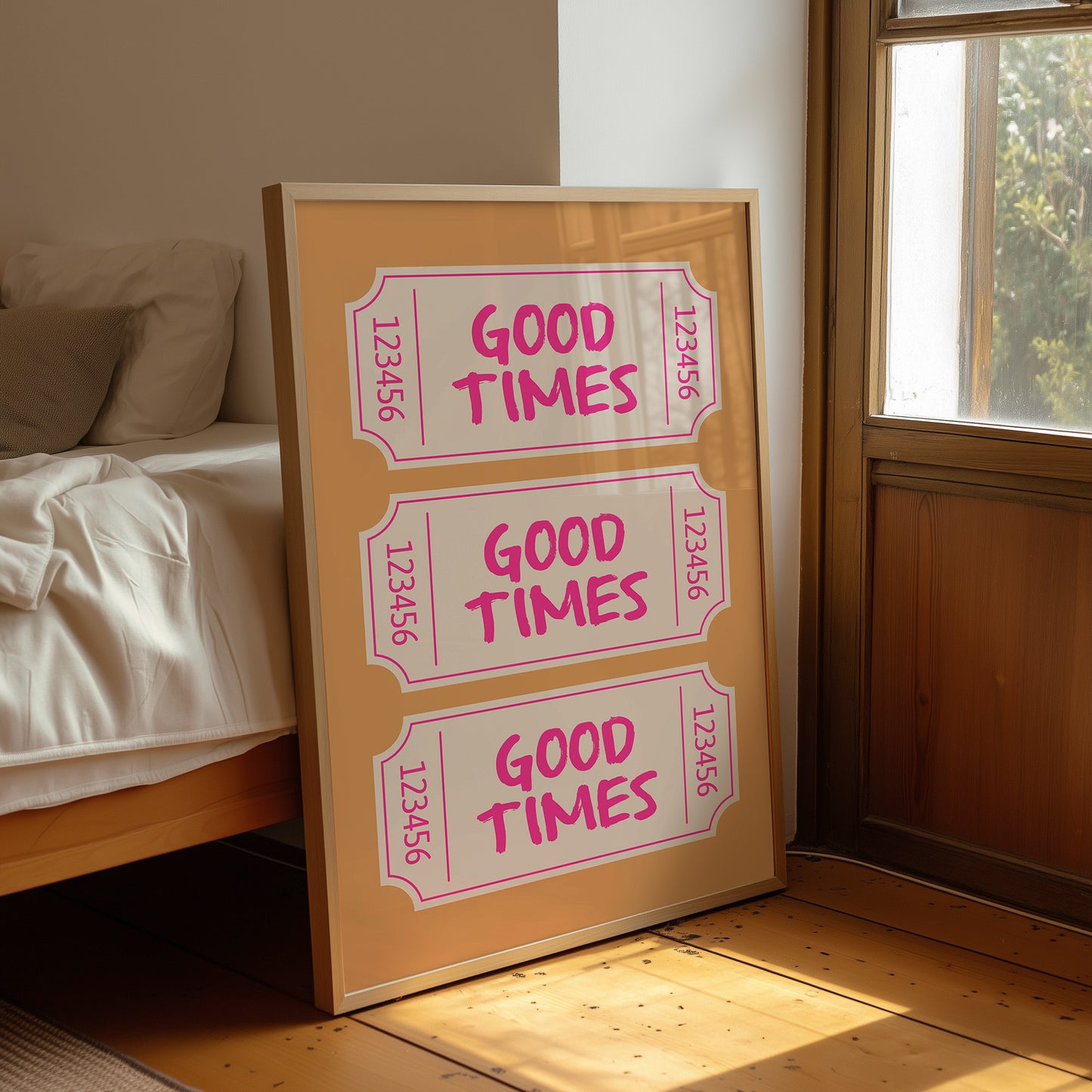 Good Times Ticket Wall Art