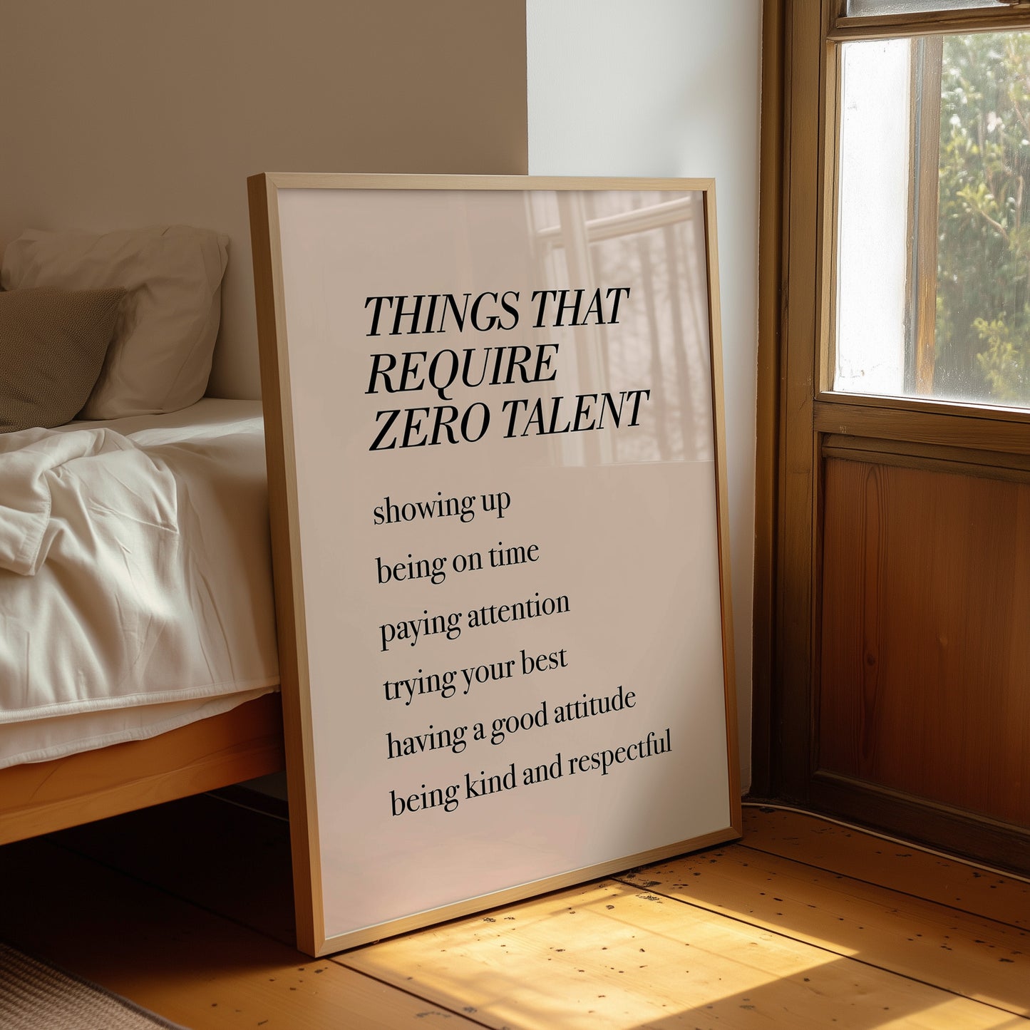 Things That Require Zero Talent