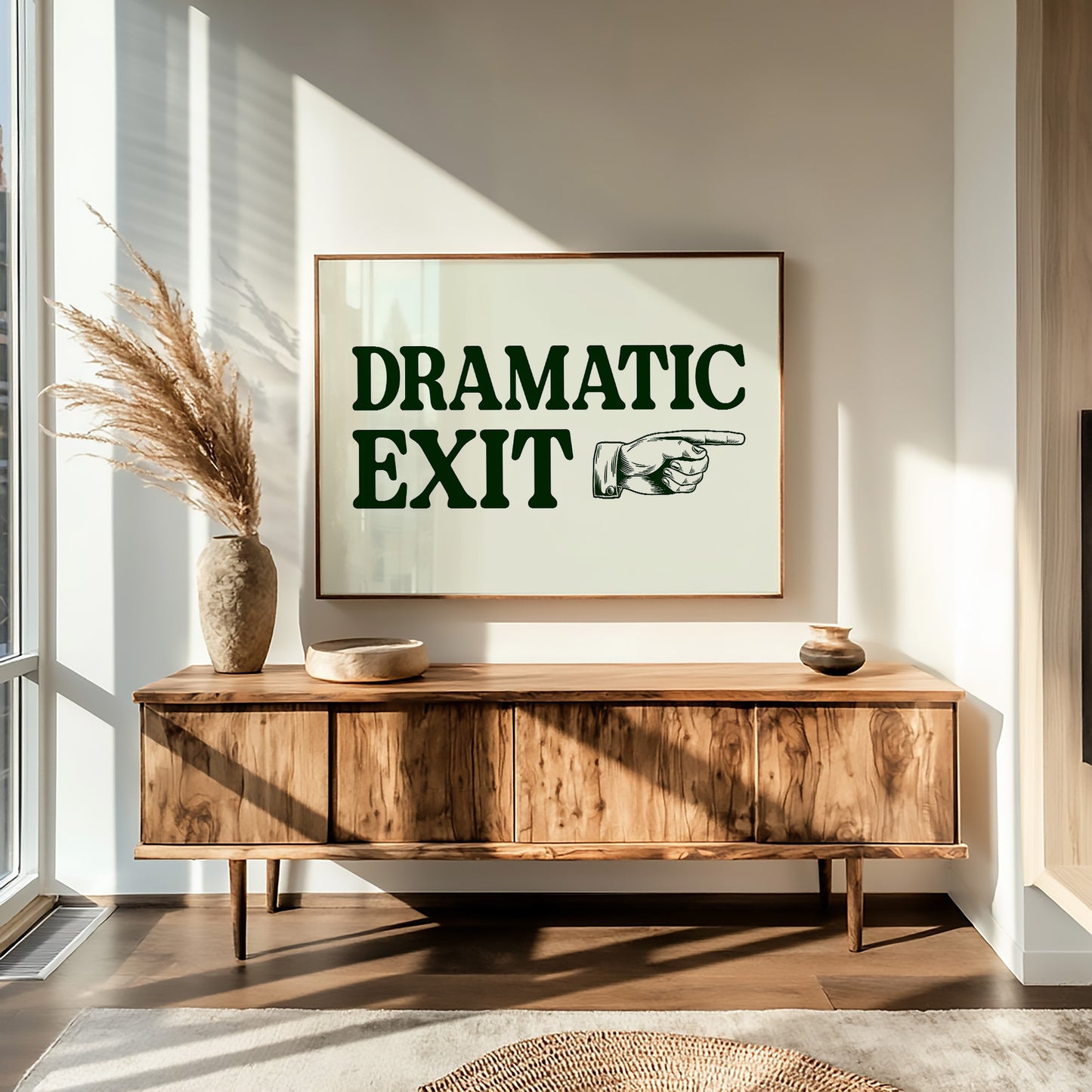 Dramatic Exit Only