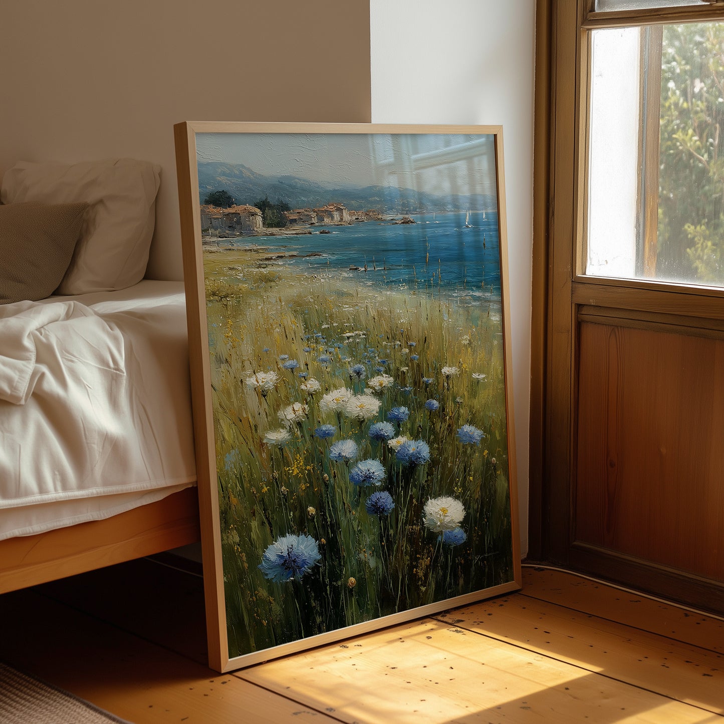 Cornflowers Face the Sailing Wind