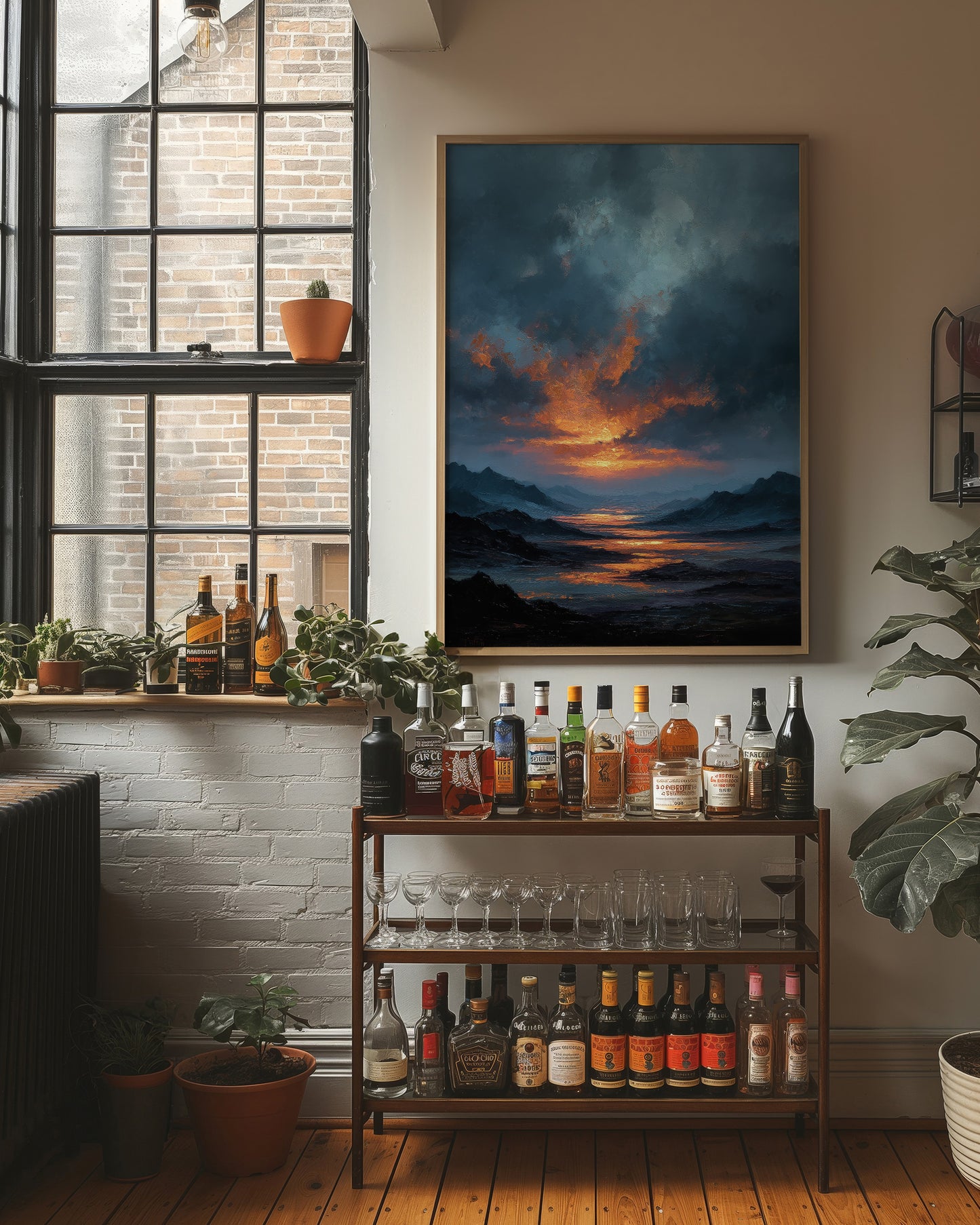 Fire Breaks the Blue Hour