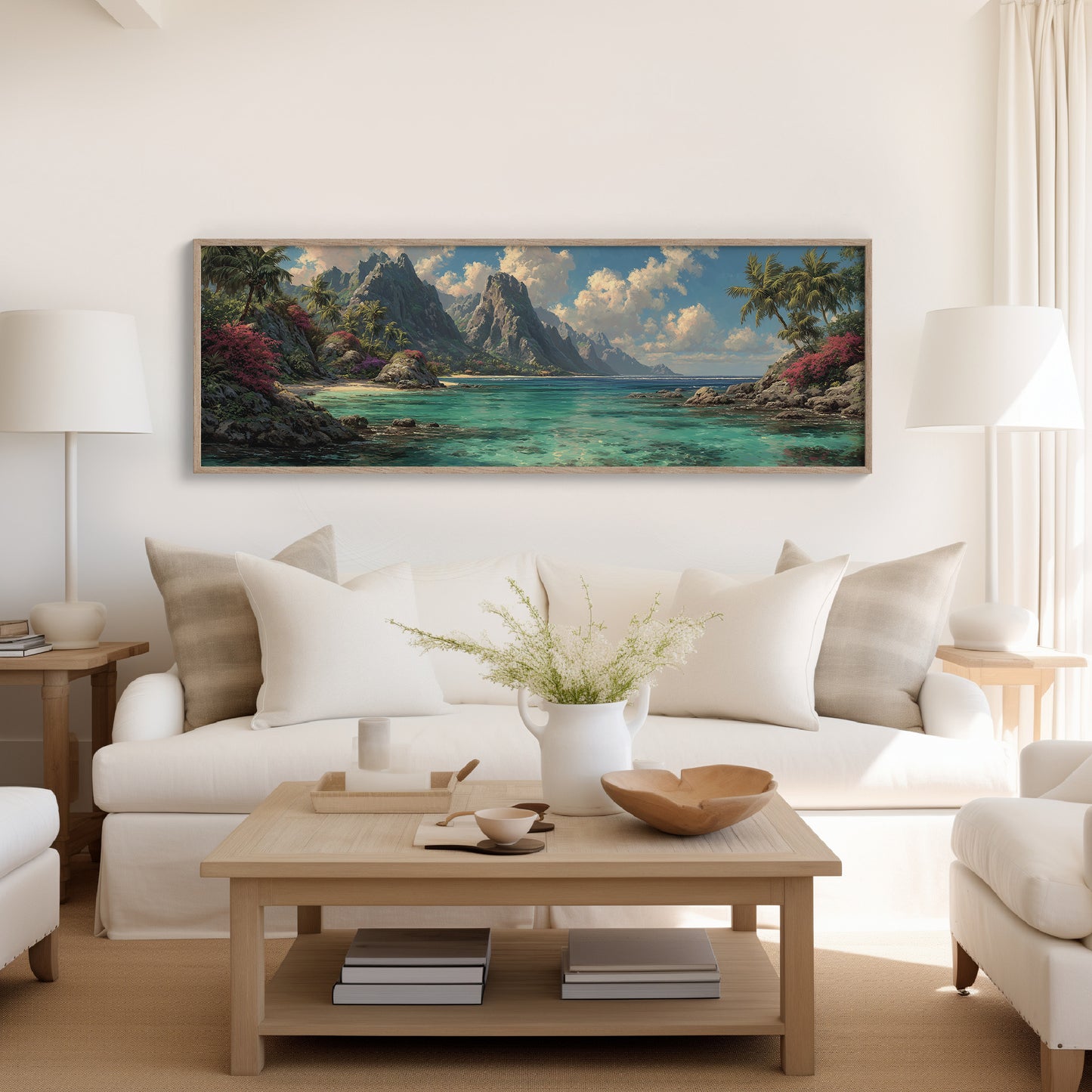 Emerald Shores Beneath Rising Peaks